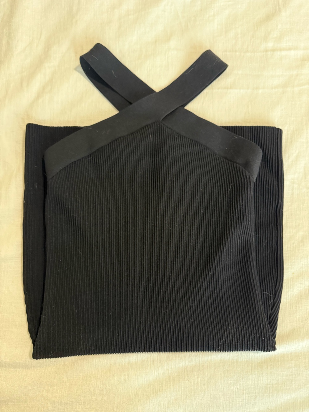 Babaton Black Ribbed Sculpt Knit dress - Picture 2 of 3